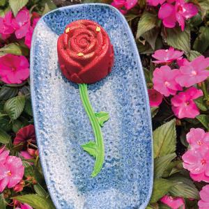 “The Blooming Rose,” one of Blose’s favorite dishes to make. The dessert is served in the Be Our Guest Restaurant, in Magic Kingdom’s Fantasyland.