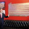 U.S. Rep Dan Meuser, R-9th, indicates his satisfaction with a welded aluminum American flag on display in the Cannon House Office Building in Washington, D.C. The 9th District comprises all of Bradford, Columbia, Lebanon, Montour, Northumberland, Schuylkill, Sullivan, Susquehanna and Wyoming counties, as well as parts of Berks, Luzerne and Lycoming counties – including Williamsport.