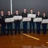Five cadets from Pennsylvania College of Technology and one from Lycoming College received Army ROTC scholarships during a contracting ceremony at Penn College. The three-year scholarships (one cadet received a two-year scholarship) include tuition, a monthly stipend and books.