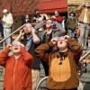 campus members viewing eclipse