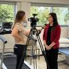 Victoria Hurwitz, director of the physical therapy assistant program, talks with Mackenzie Aucker of WNEP. 