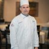 Chef Todd Keeley, wearing a chefs uniform
