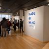 The Made by Hand exhibit entrance. 