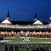 The twin spires of Churchill Downs.