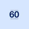 Dark blue words on light blue background say "Your Class in 60 Seconds."