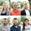 Collage of six faculty portraits.