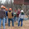 Forest Technology Students Conduct Annual Cleanup of 'Bat Condo'