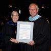 College Service Award Presented at Penn College Commencement