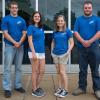Penn College’s Off-Campus Living and Commuter Services Office welcomes four student leaders as community and commuter assistants. From left, are: Josiah D. Stoltzfus, Morgantown; Ashley N. Irish, Stroudsburg; Morgan N. Keyser, Dillsburg, and Max C. Bower, Lewisberry.