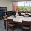 Stormie B. Mauck, in Penn College's law library