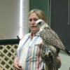 Master Falconer Visits Wildlife Class at ESC