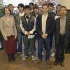 Japanese Visitors Tour Campus in Study-Abroad Exchange